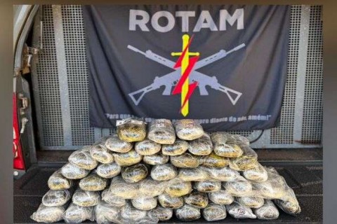 PRE apreende quase 25 quilos de haxixe escondido em tanque de combustível em Paranacity