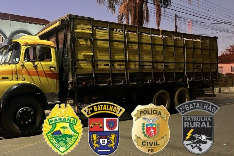 Polícia prende quadrilha suspeita de furtar gado no Norte Pioneiro