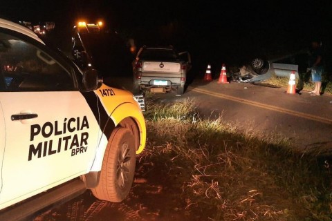 Colisão frontal deixa oito pessoas feridas em acidente na PR-558